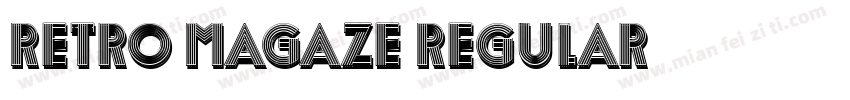 Retro Magaze Regular字体转换